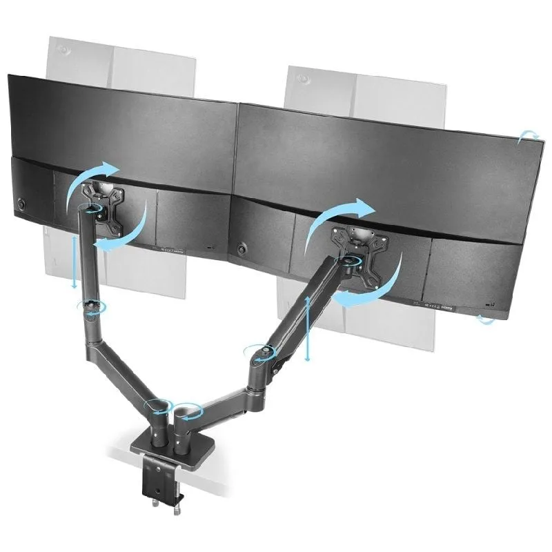 Soporte de Mesa para 2 Monitores Mars Gaming MARM-PRO2, foto 4