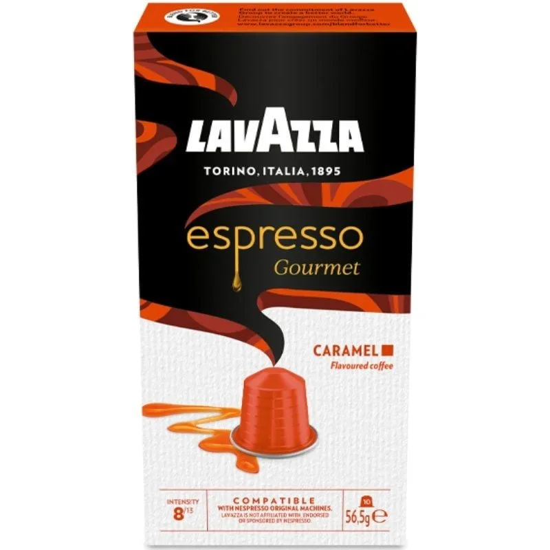 Cápsula Lavazza Espresso Gourmet Caramel para cafeteras Nespresso