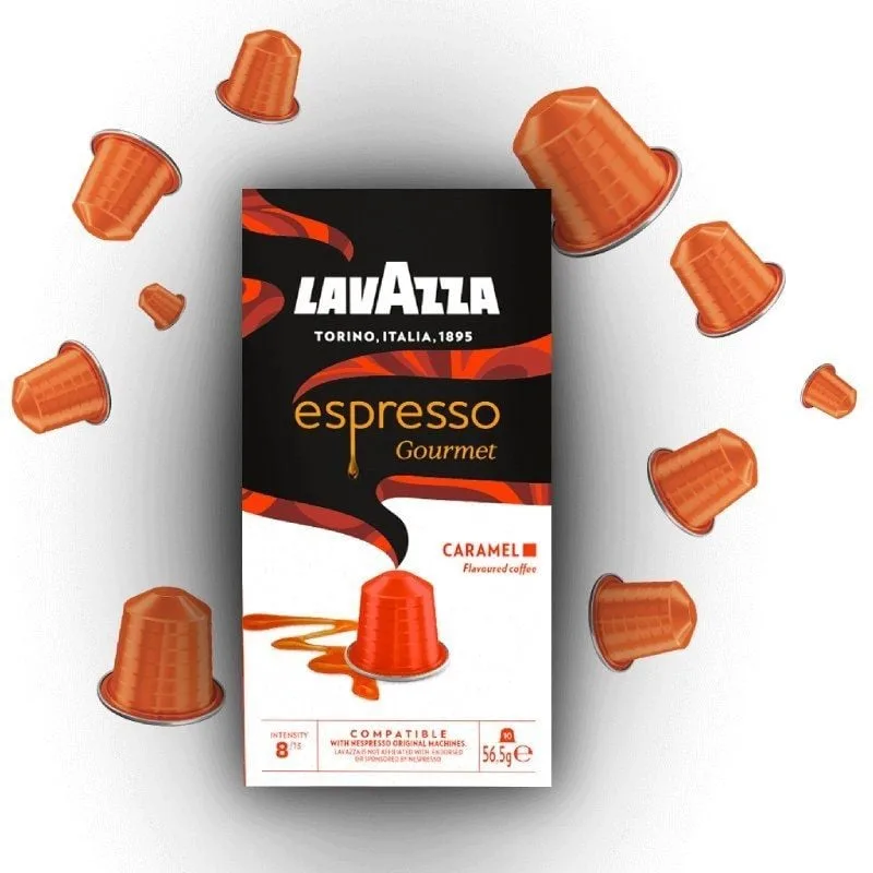 Cápsula Lavazza Espresso Gourmet Caramel para cafeteras Nespresso, foto 2