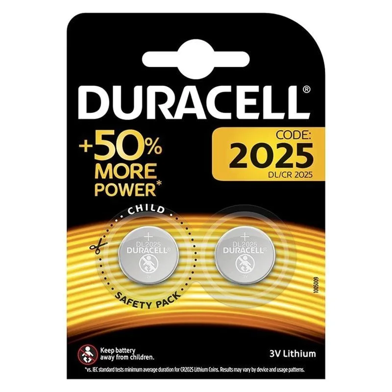 Pack de 2 Pilas de Botón Duracell DL2025B2