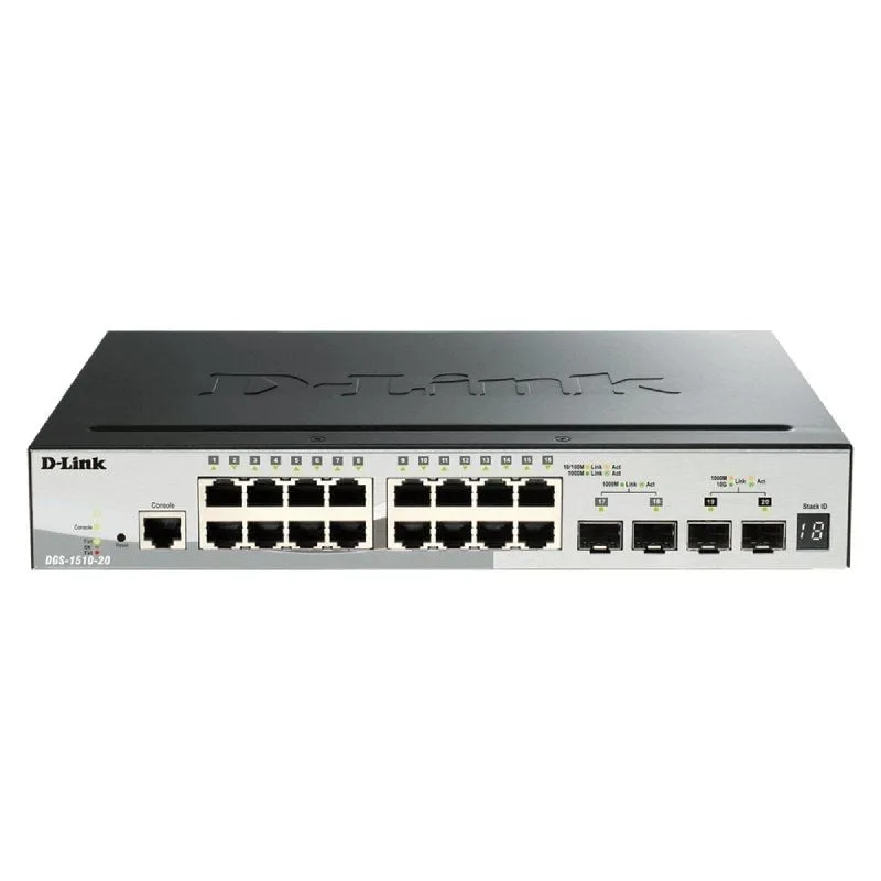 Switch D-Link DGS-1510-20 20 Puertos
