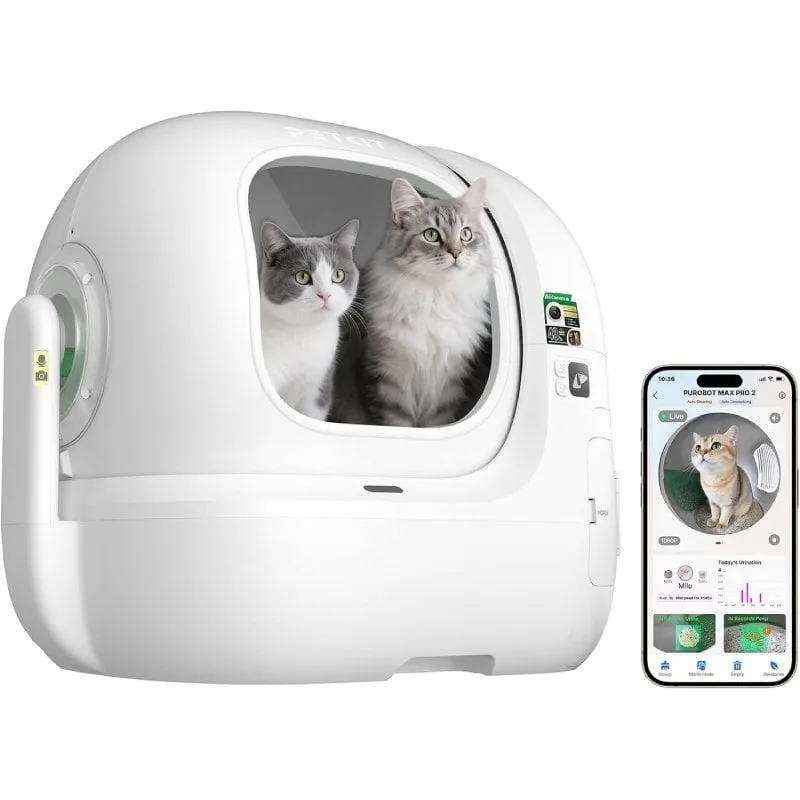 Arenero para Gatos Autolimpiable PetKit PuroBot Max Pro 2