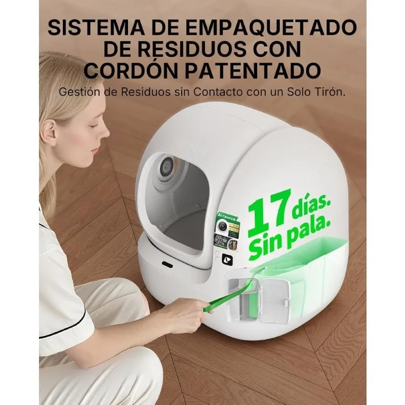 Arenero para Gatos Autolimpiable PetKit PuroBot Max Pro 2, foto 4