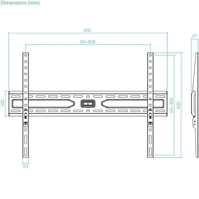 Soporte de Pared Fijo TooQ LP1050F-B para TV de 37-86", foto 4