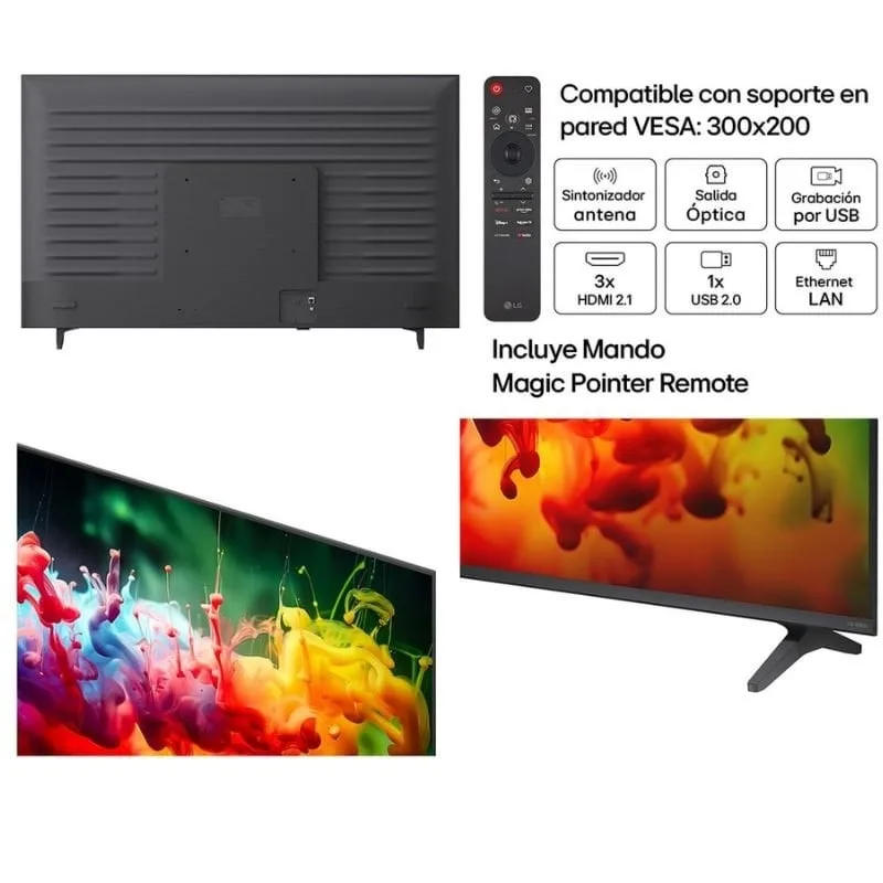 Televisor LG QNED evo AI QNED72 Mini LED 55QNED72B6B 55", foto 4