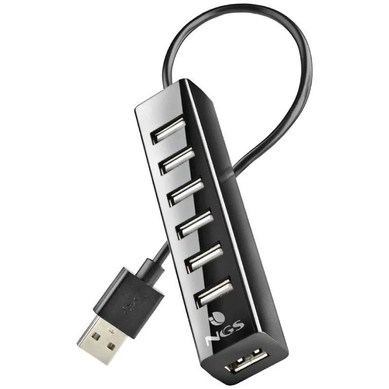 Hub USB 2.0 con Alimentación Externa NGS IHUB7 Tiny, foto 2