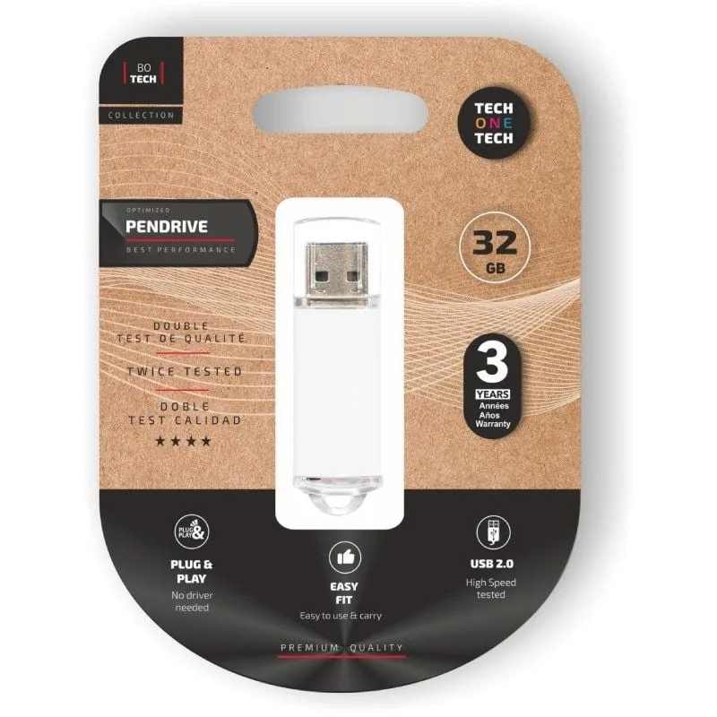 Pendrive 32GB Tech One Tech Basic USB 2.0