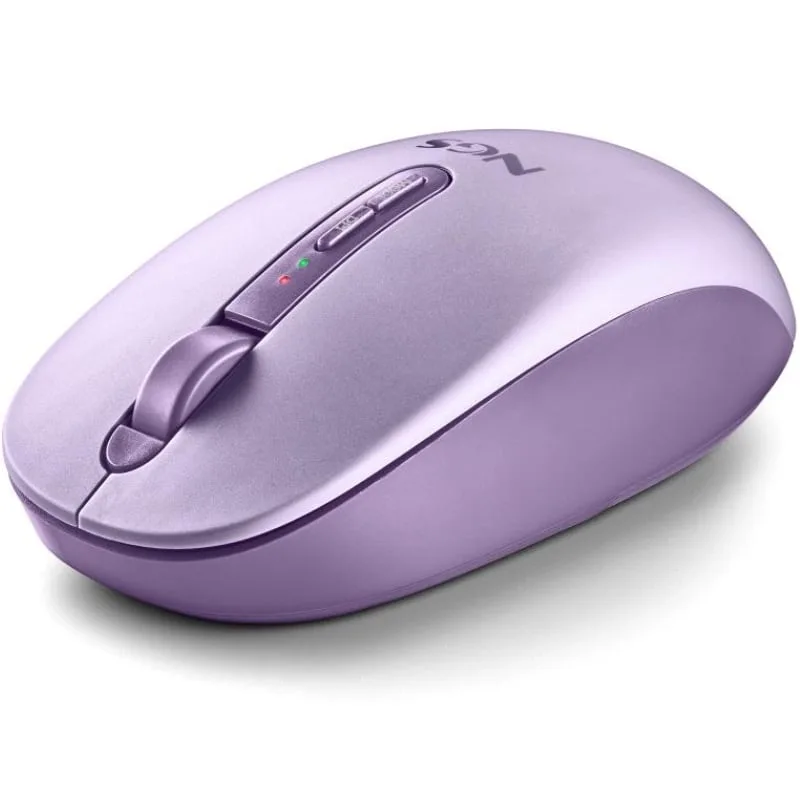 Ratón Ergonómico Inalámbrico NGS Fog Dual FOGDUALPURPLE Silencioso, foto 4