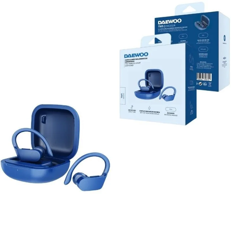 Auriculares Deportivos Bluetooth Daewoo DW2024 con estuche de carga, foto 3