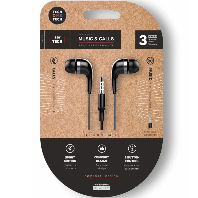 Auriculares Intrauditivos Tech One Tech soft earTECH TEC1005