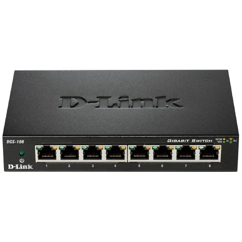 Switch D-Link DGS-108 8 Puertos