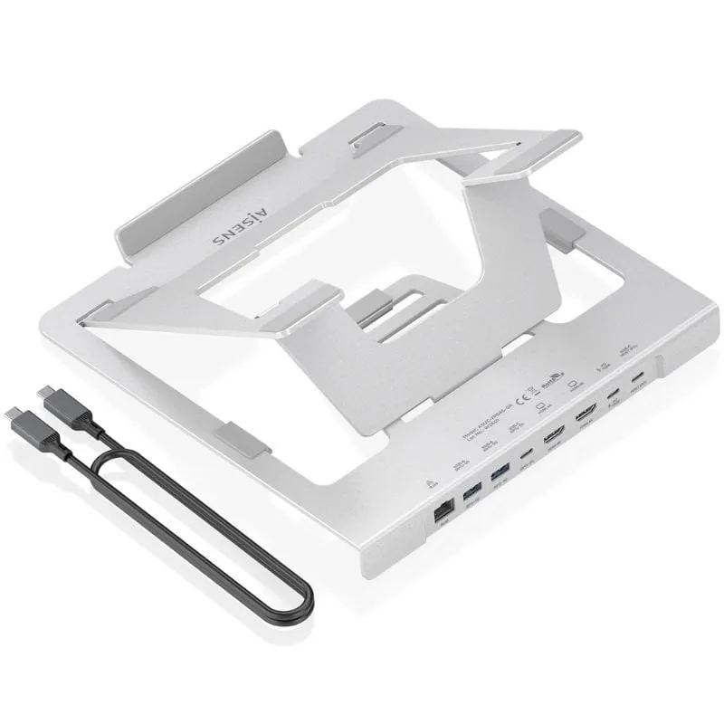 Soporte de Sobremesa - Docking USB Tipo-C Aisens ASUC-7P046-GR