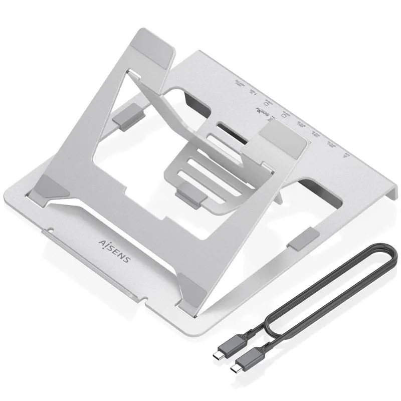 Soporte de Sobremesa - Docking USB Tipo-C Aisens ASUC-7P046-GR, foto 2