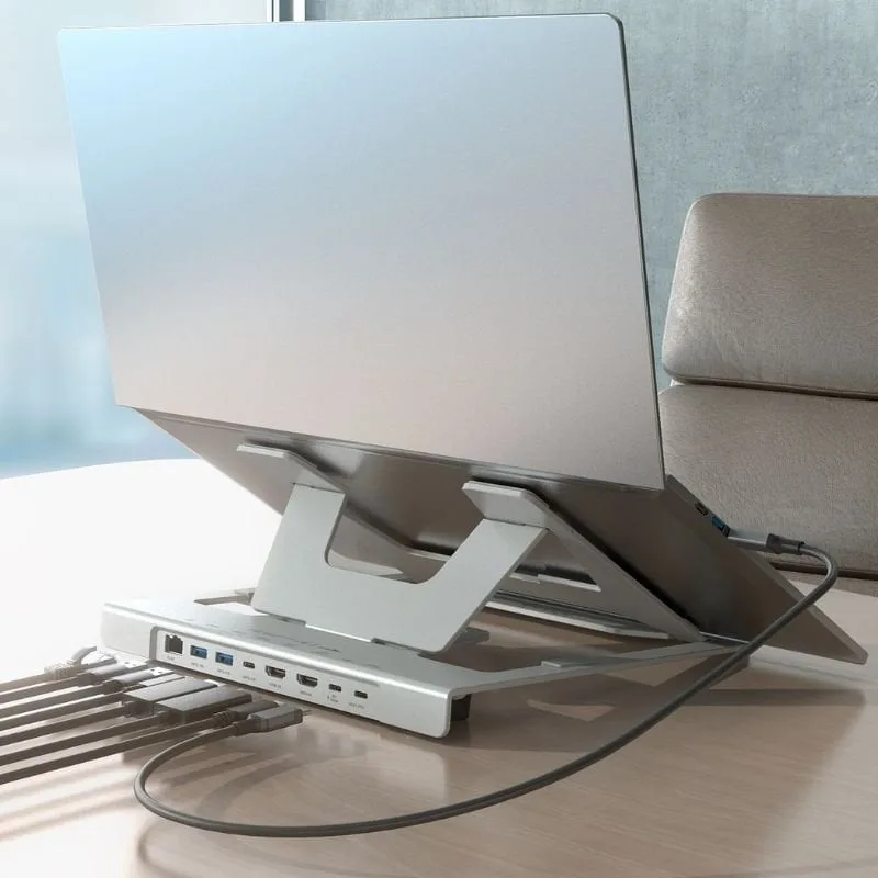 Soporte de Sobremesa - Docking USB Tipo-C Aisens ASUC-7P046-GR, foto 5