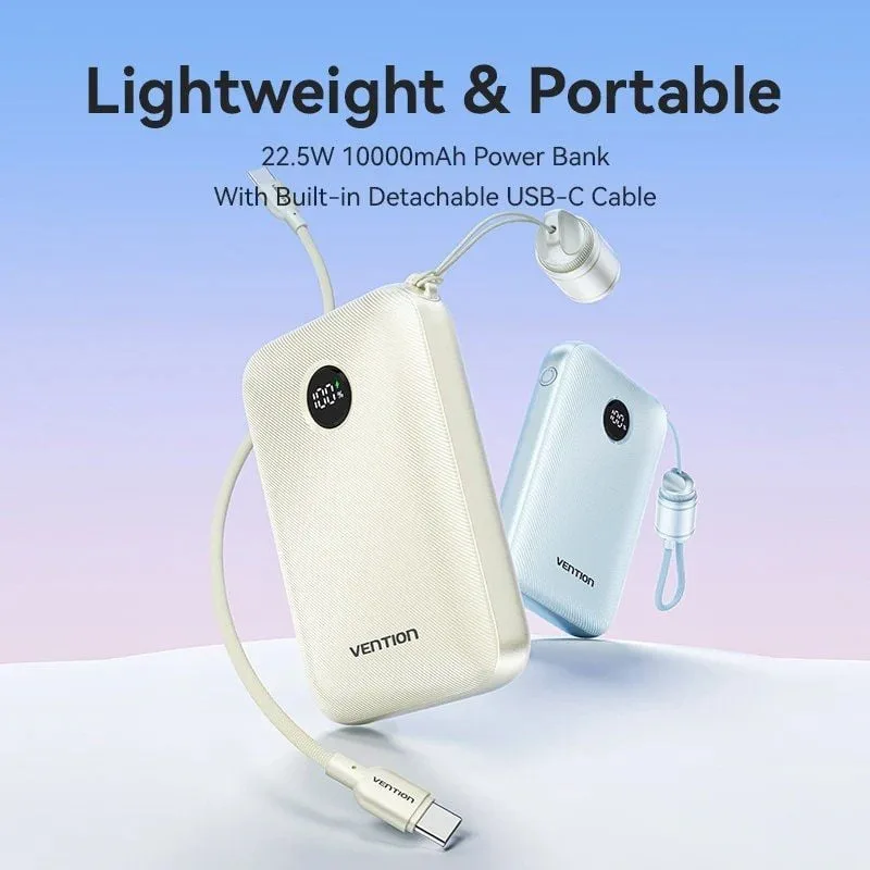 Powerbank 10000mAh Vention FKAB0-C, foto 2