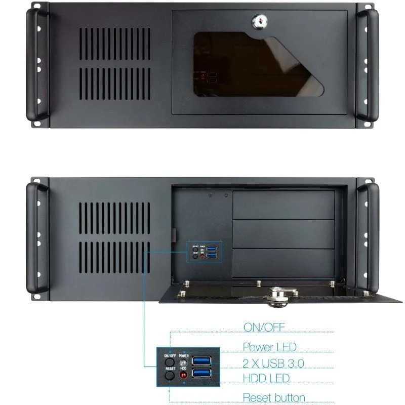 Caja Rack TooQ RACK-406N-USB3, foto 3