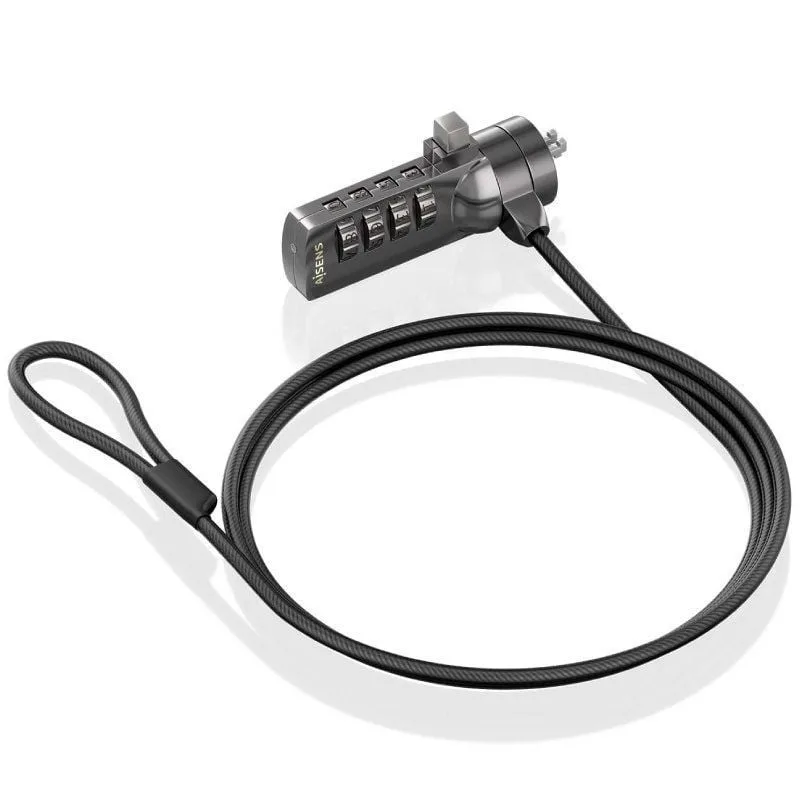 Cable de Seguridad para Portátiles Aisens ASLK-D40N03-BK