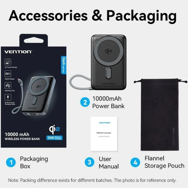 Powerbank 10000mAh Vention FKHH0, foto 5