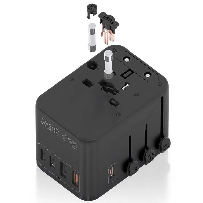 Cargador de Pared Universal GaN para Viaje Aisens ASPS-2A3C09-BK, foto 3