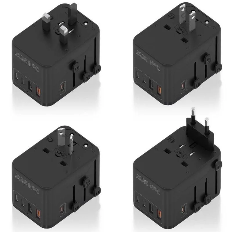 Cargador de Pared Universal GaN para Viaje Aisens ASPS-2A3C09-BK, foto 4