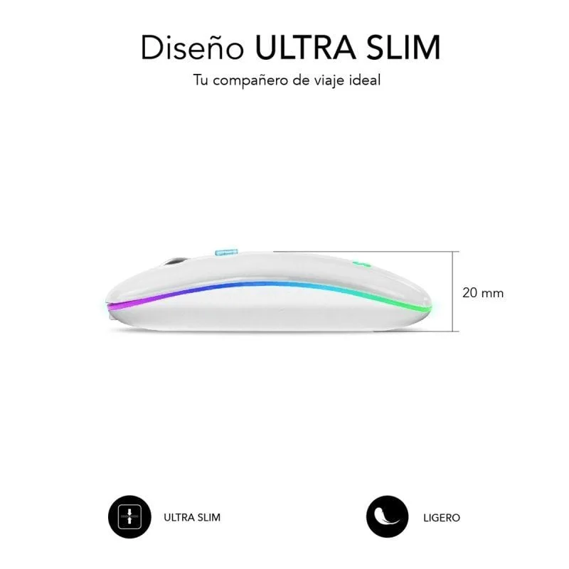 Ratón Inalámbrico Subblim LED Dual Flat, foto 4