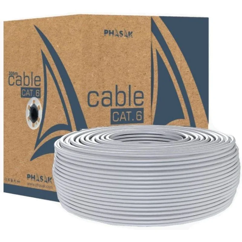 Bobina de Cable RJ45 UTP Phasak PHR 6100 Cat.6