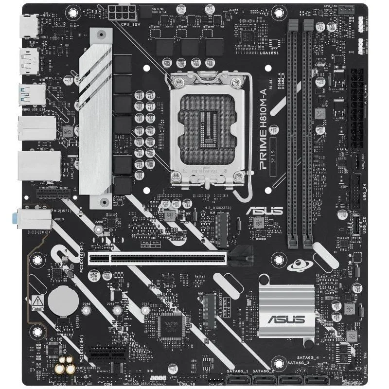 Placa Base Asus Prime H810M-A-CSM Socket 1851, foto 2
