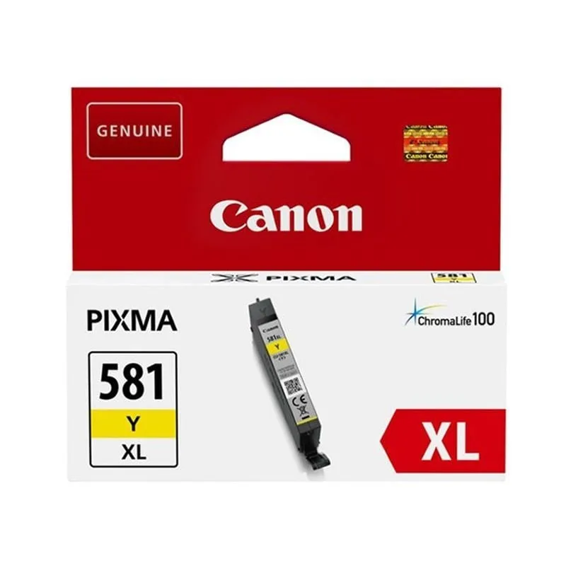 Cartucho de Tinta Original Canon CLI-581YXL Alta Capacidad