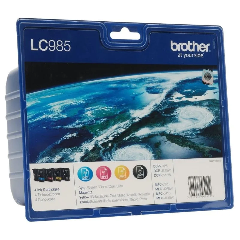 Cartucho de Tinta Original Brother LC- 985 Multipack