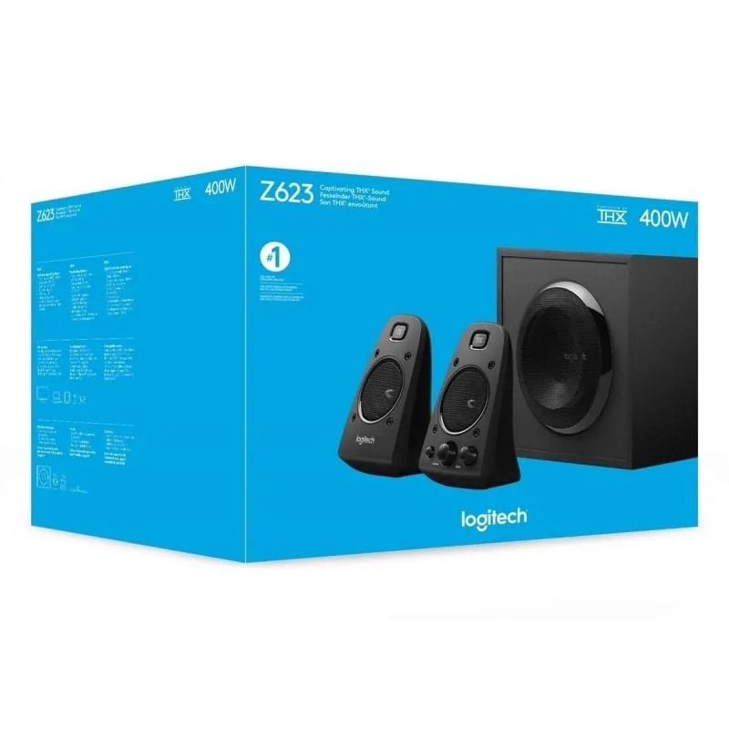 Altavoces Logitech Z623 THX, foto 3