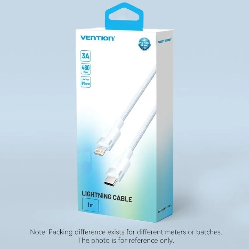 Cable USB Tipo-C Lightning Vention LALBF, foto 3