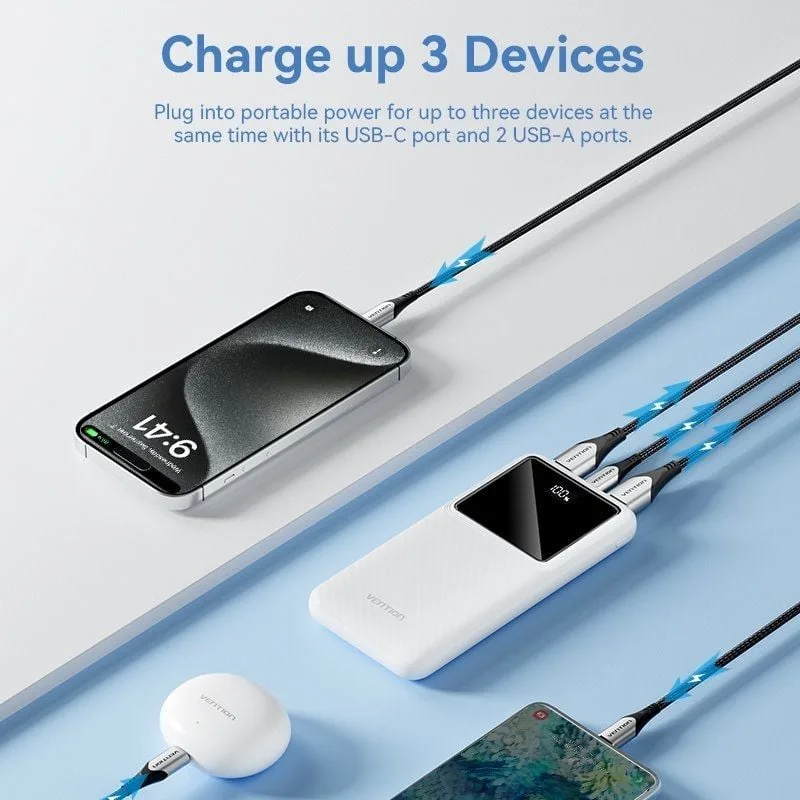 Powerbank 10000mAh Vention FHKB0, foto 2