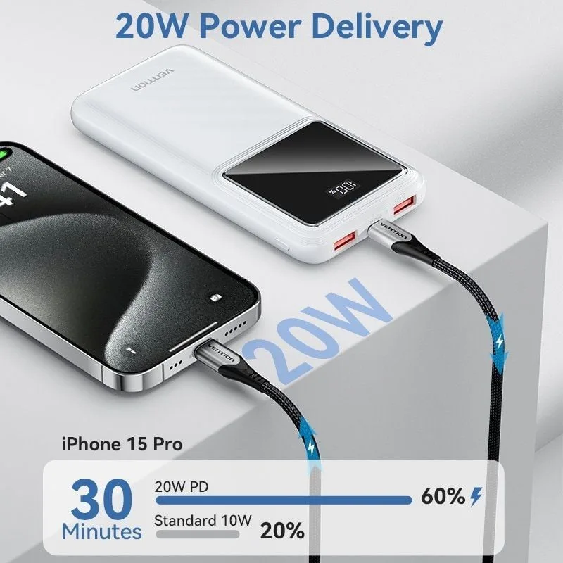 Powerbank 10000mAh Vention FHKB0, foto 4