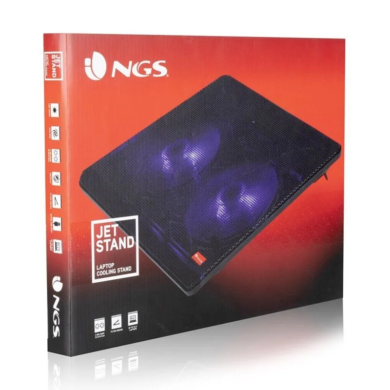 Soporte Refrigerante NGS Cooler Jetstand para Portátiles hasta 15.6", foto 5