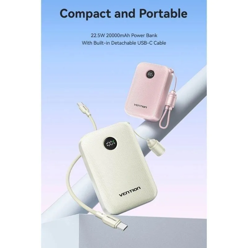 Powerbank 20000mAh Vention FKBB0-C, foto 2