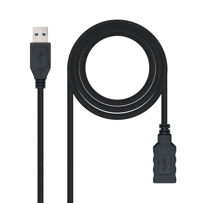 Cable Alargador USB 3.0 Nanocable 10.01.0903-BK