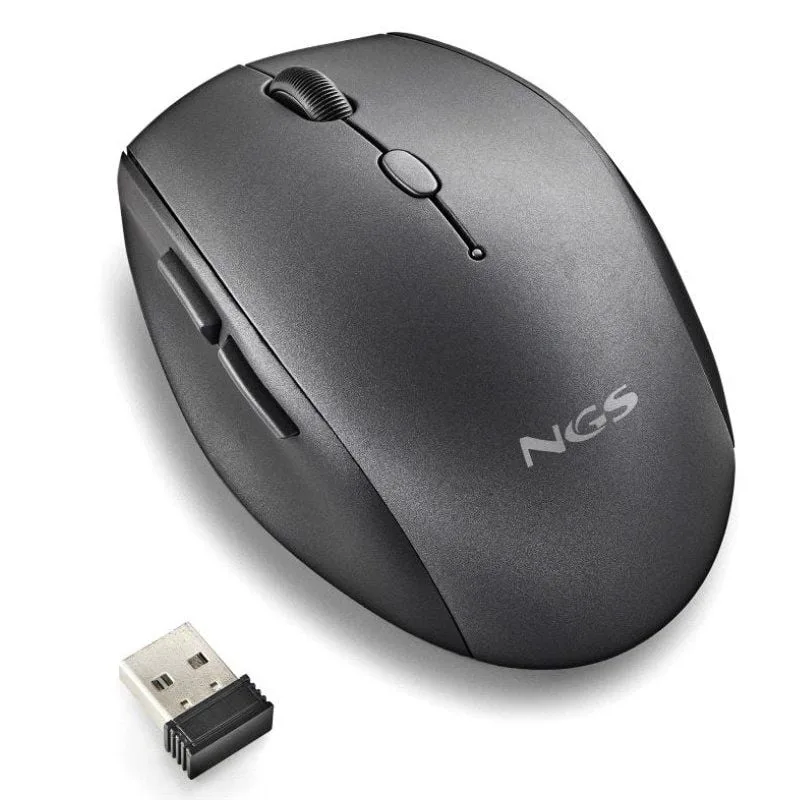 Ratón Inalámbrico NGS Bee Black, foto 3