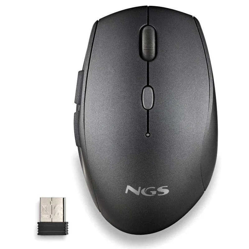Ratón Inalámbrico NGS Bee Black, foto 4