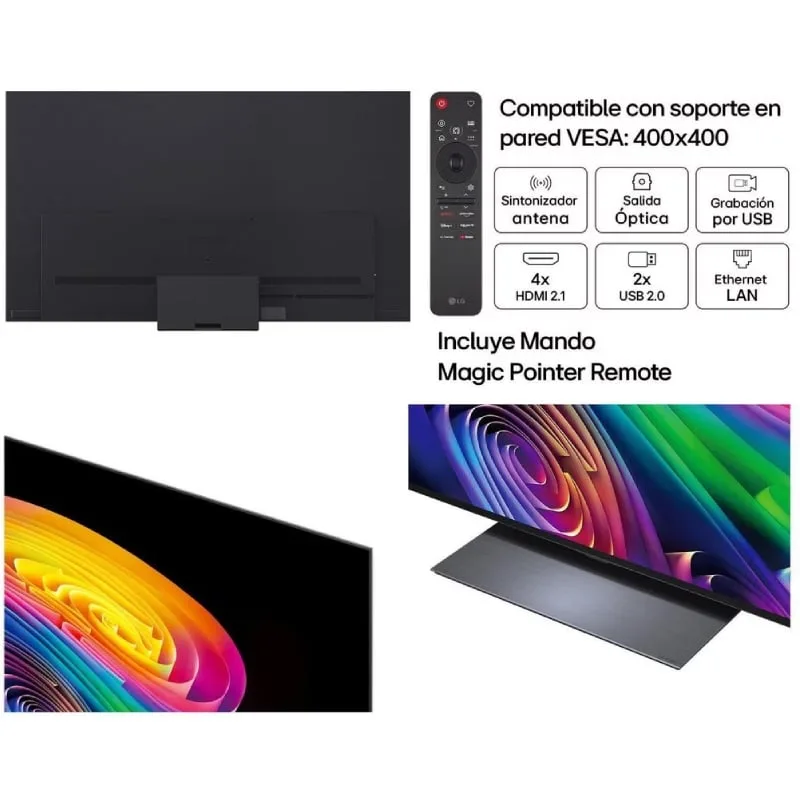 Televisor LG OLED evo AI C6 OLED83C66LB 83", foto 3