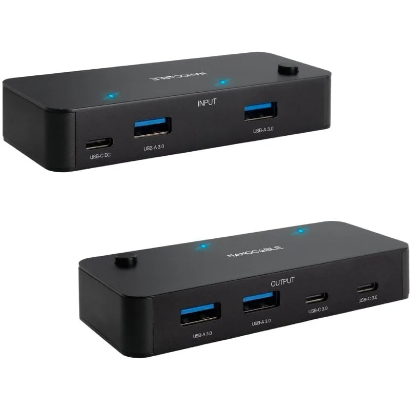 Switch Conmutador USB Nanocable 10.12.0011, foto 2