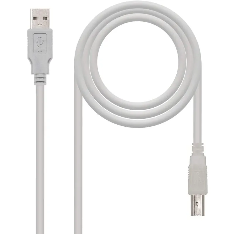 Cable USB 2.0 Impresora Nanocable 10.01.0103