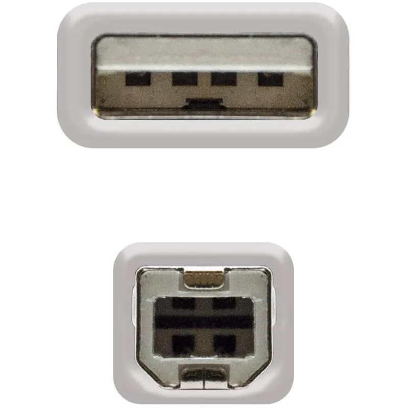 Cable USB 2.0 Impresora Nanocable 10.01.0103, foto 4