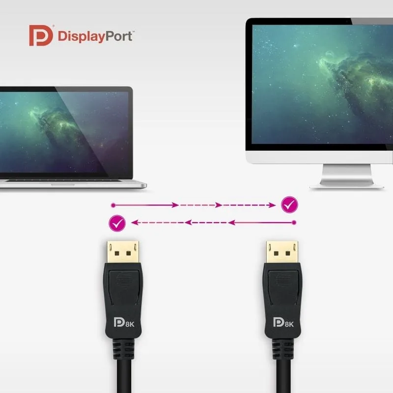 Cable DisplayPort 1.4 8K Nanocable 10.15.2502, foto 5