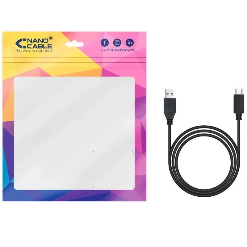 Cable USB 3.1 Tipo-C Nanocable 10.01.4002, foto 4