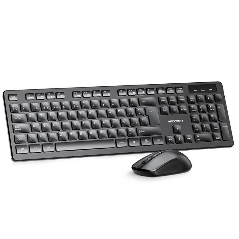Teclado y Ratón Inalámbricos Vention Combo KTDB0-ES, foto 2