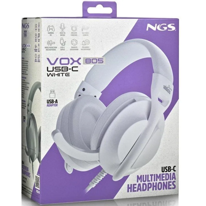 Auriculares NGS VOX805 USB-C, foto 5