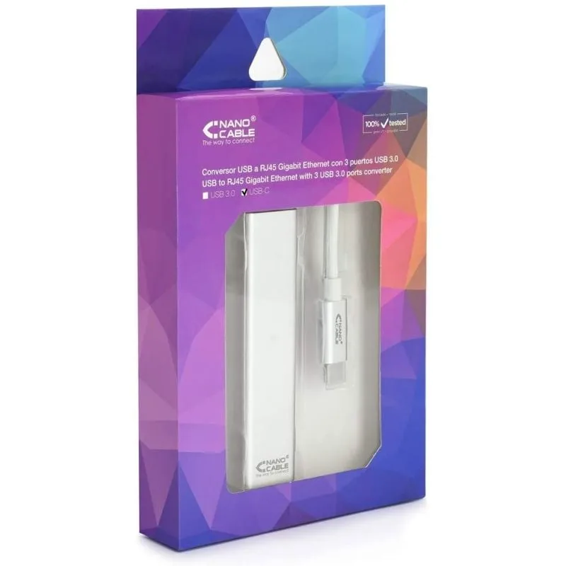Hub USB Tipo-C Nanocable 10.03.0404, foto 3