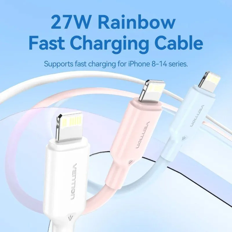 Cable USB 2.0 Tipo-C Lightning Vention LAKBH, foto 2
