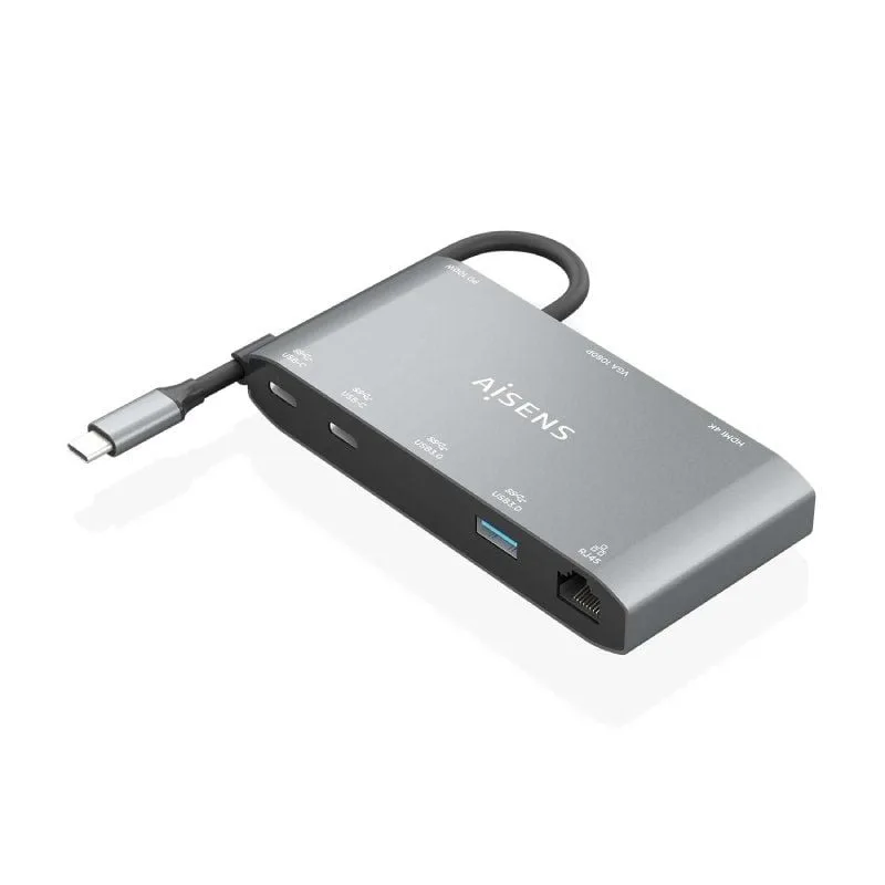 Docking USB Tipo-C Aisens ASUC-8P010-GR, foto 2