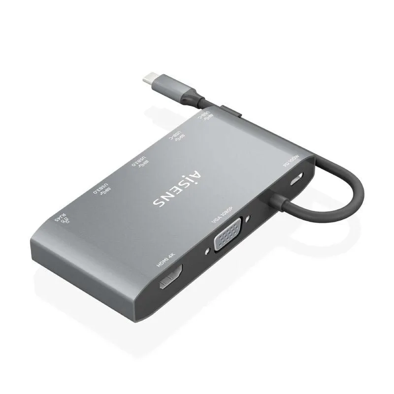 Docking USB Tipo-C Aisens ASUC-8P010-GR, foto 3